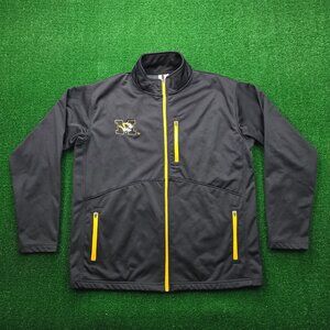 Missouri Tigers Jacket‎ Mens Large Black Full Zip Mizzou NCAA College Football